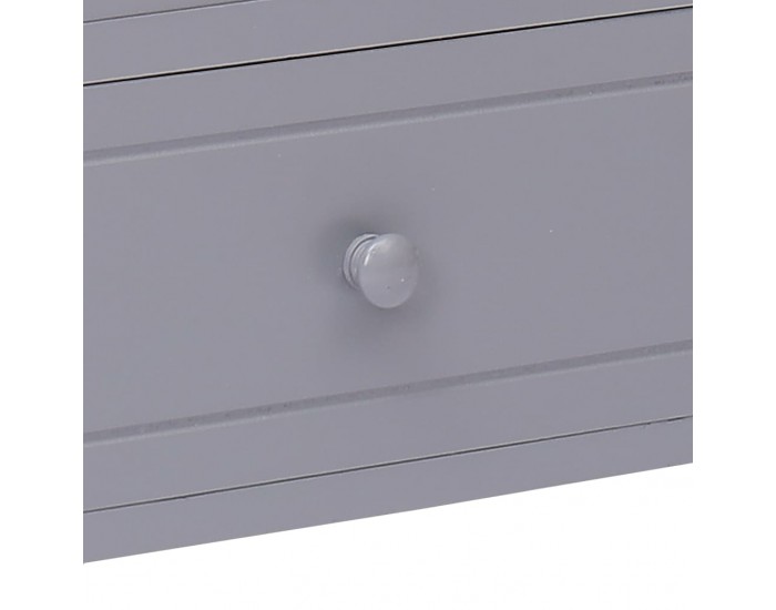 Sonata ТВ шкаф, сив, 115x30x40 cм, дърво от пауловния