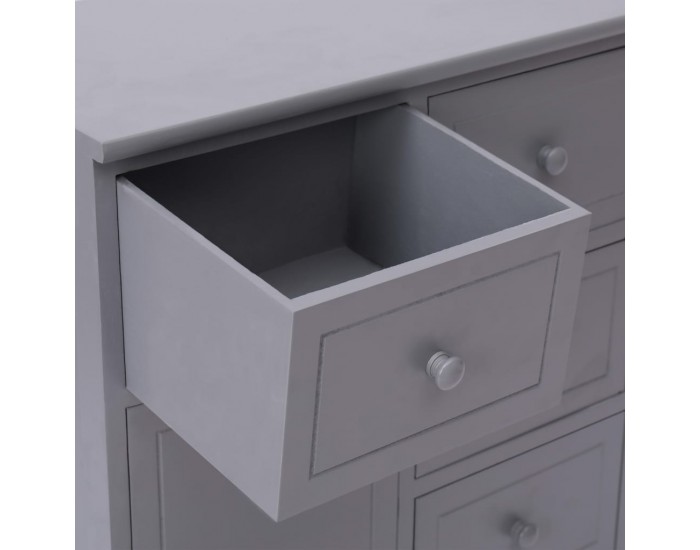 Sonata Бюфет с 10 чекмеджета, сив, 113x30x79 см, дърво