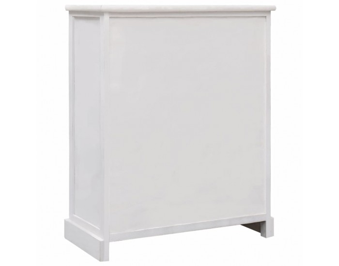 Sonata Шкаф с чекмеджета, бял, 60x30x75 см, дърво