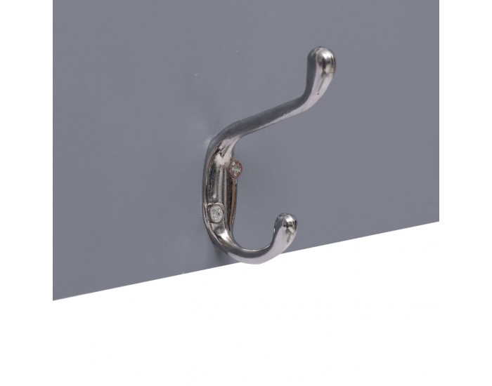 Sonata Стенна закачалка за палта WELCOME, сива, 74x29,5 см
