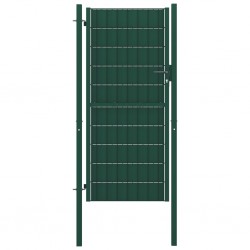 Sonata Порта за ограда, стомана, 100x124 см, зелена - Огради