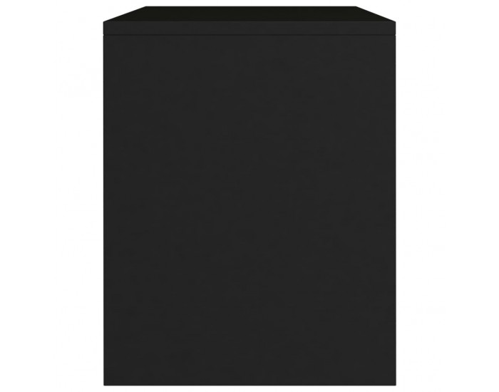 Sonata Нощно шкафче, черно, 40x30x40 см, ПДЧ