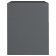 Sonata Нощно шкафче, сиво със силен гланц, 40x30x40 см, ПДЧ