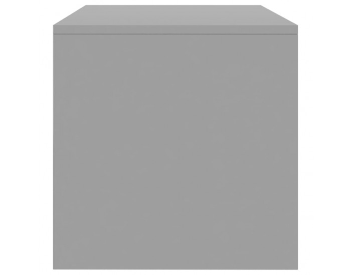 Sonata ТВ шкаф, сиво със силен гланц, 120x40x40 см, ПДЧ
