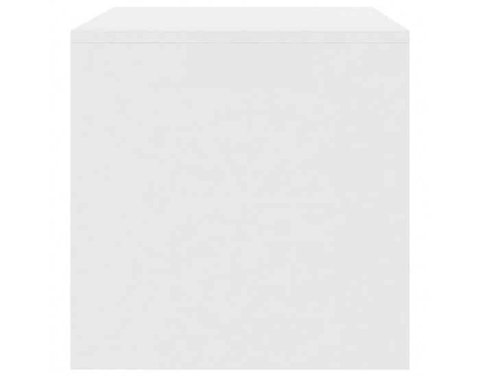 Sonata ТВ шкаф, бяло със силен гланц, 100x40x40 см, ПДЧ