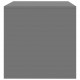 Sonata ТВ шкаф, сиво със силен гланц, 100x40x40 см, ПДЧ
