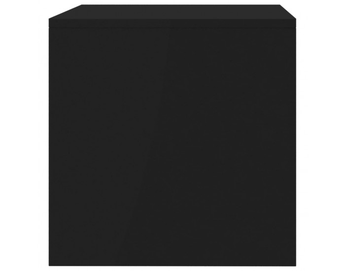 Sonata ТВ шкаф, черен, 80x40x40 см, ПДЧ