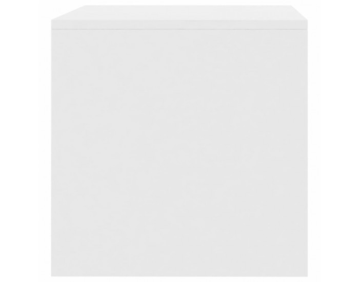 Sonata ТВ шкаф, бяло със силен гланц, 80x40x40 см, ПДЧ