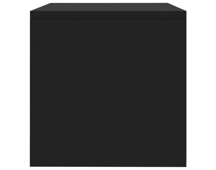 Sonata Нощни шкафчета, 2 бр, черни, 40x30x30 см, ПДЧ
