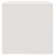 Sonata Нощно шкафче, бяло със силен гланц, 40x30x30 см, ПДЧ