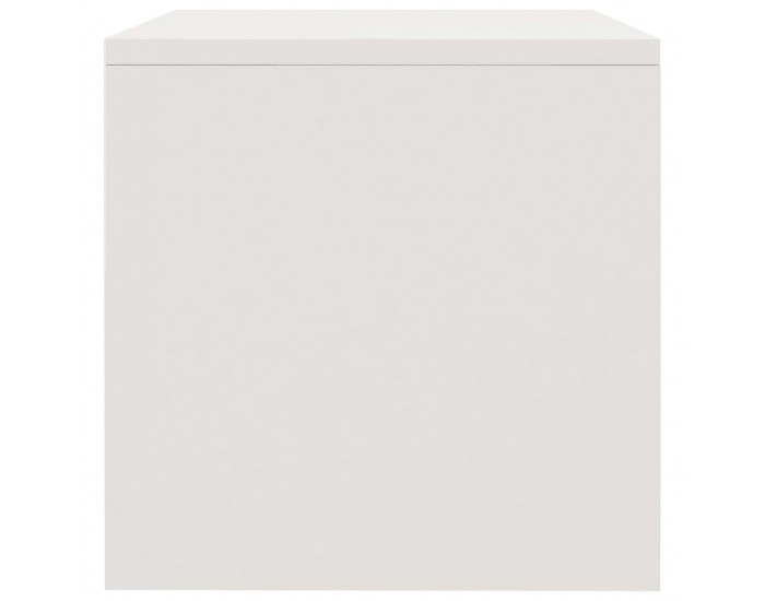 Sonata Нощни шкафчета, 2 бр, бели със силен гланц, 40x30x30 см, ПДЧ