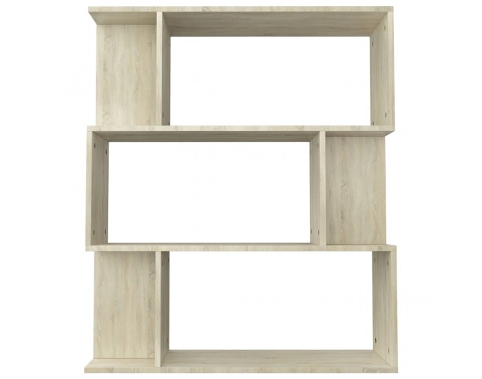 Sonata Библиотека/разделител за стая, дъб сонома, 80x24x96 см, ПДЧ