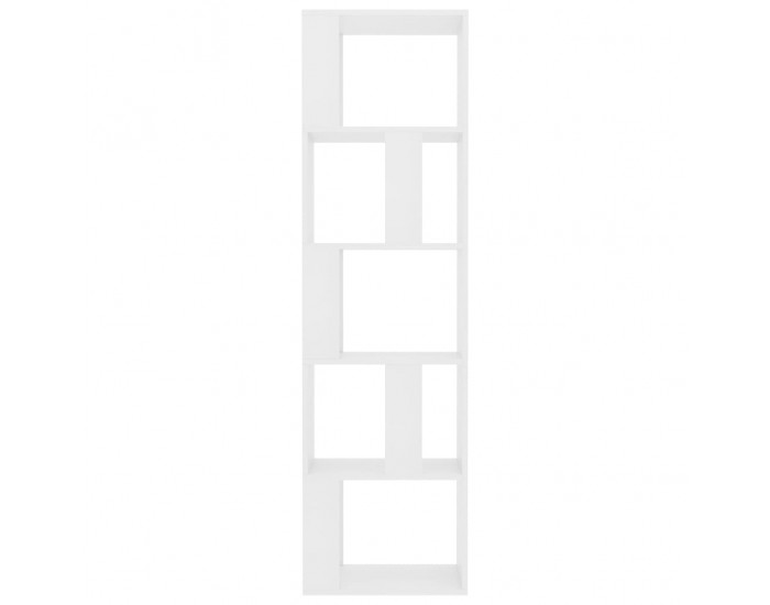 Sonata Библиотека/разделител за стая, бяла, 45x24x159 см, ПДЧ