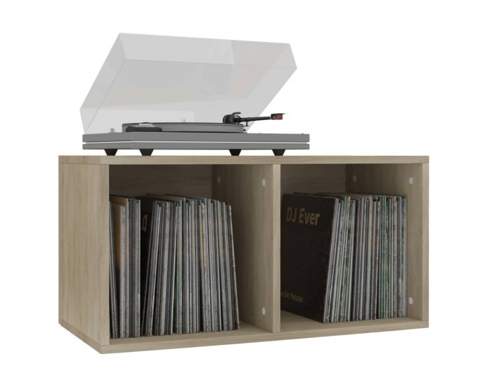 Sonata Кутия за грамофонни плочи, дъб сонома, 71x34x36 см, ПДЧ