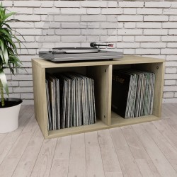 Sonata Кутия за грамофонни плочи, дъб сонома, 71x34x36 см, ПДЧ - ТВ шкафове
