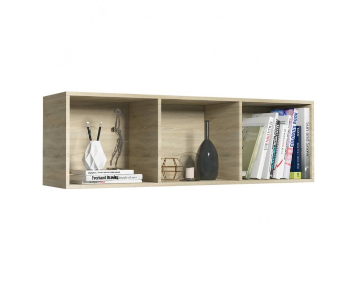 Sonata Библиотека/ТВ шкаф, дъб сонома, 36x30x114 см, ПДЧ