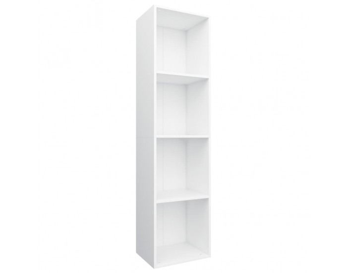 Sonata Библиотека/ТВ шкаф, бяла, 36x30x143 см, ПДЧ