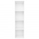 Sonata Библиотека/ТВ шкаф, бяла, 36x30x143 см, ПДЧ