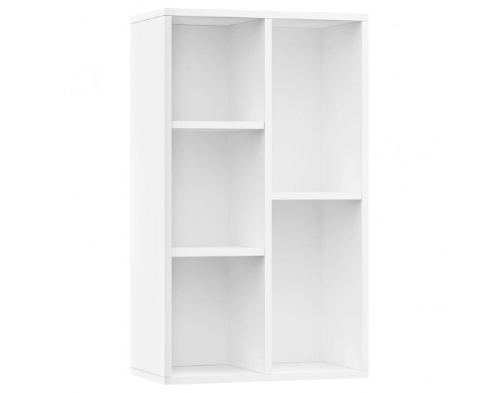 Sonata Библиотека/бюфет, бяла, 45x25x80 см, ПДЧ