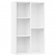 Sonata Библиотека/бюфет, бяла, 45x25x80 см, ПДЧ