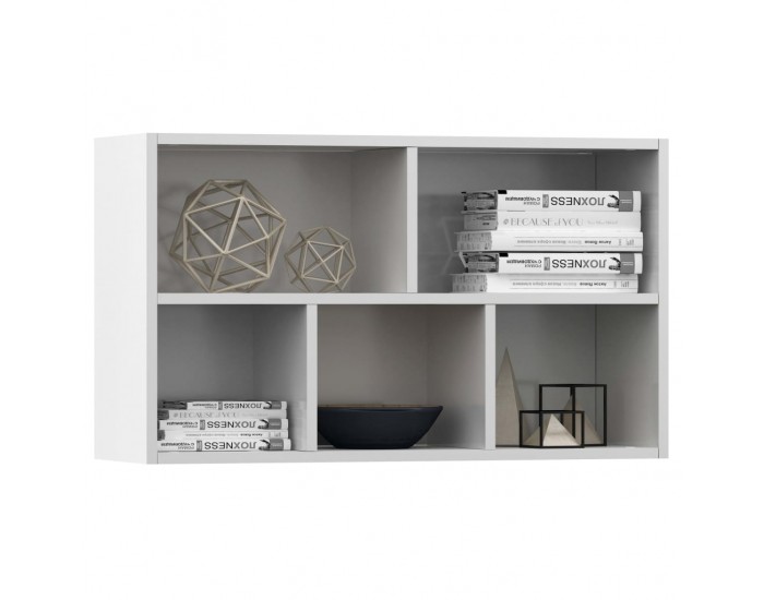 Sonata Библиотека/бюфет, бяла, 45x25x80 см, ПДЧ