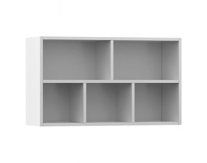 Sonata Библиотека/бюфет, бяла, 45x25x80 см, ПДЧ