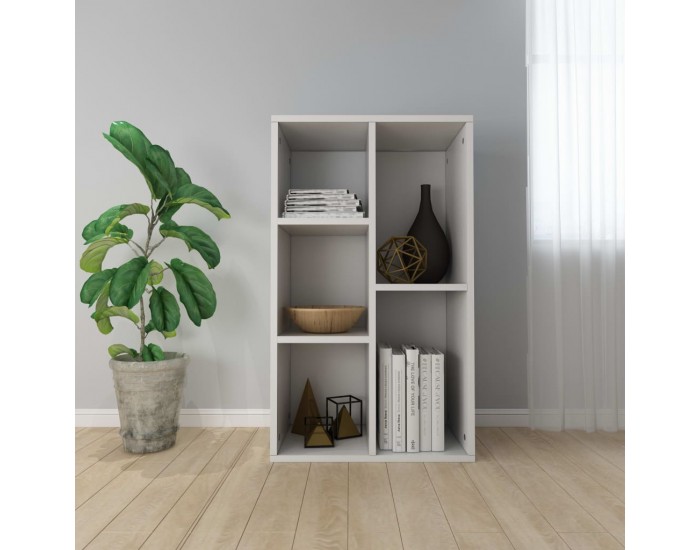 Sonata Библиотека/бюфет, бяла, 45x25x80 см, ПДЧ