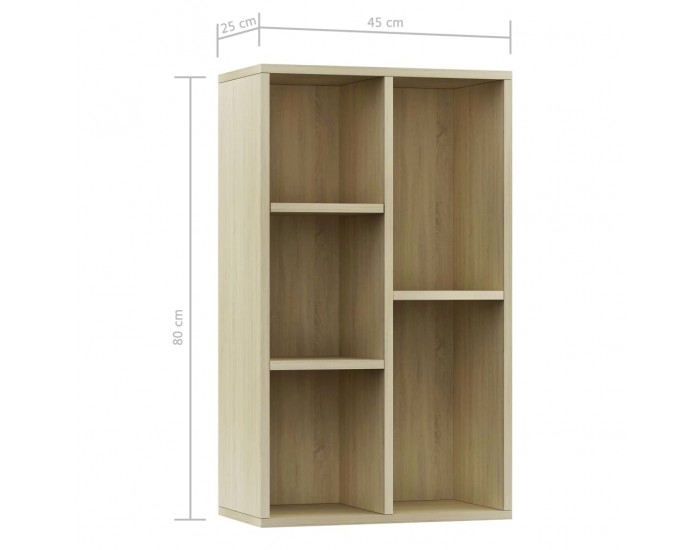Sonata Библиотека/бюфет, дъб сонома, 45x25x80 см, ПДЧ