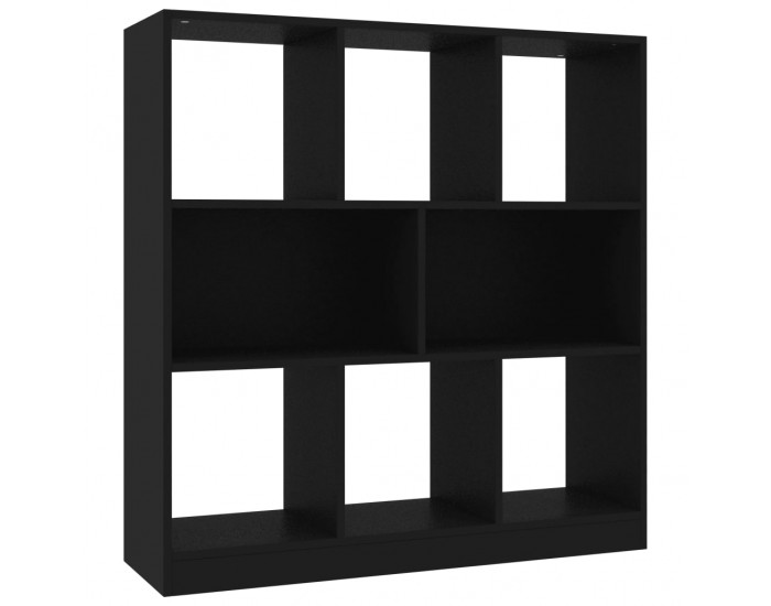 Sonata Библиотека, черна, 97,5x29,5x100 см, ПДЧ