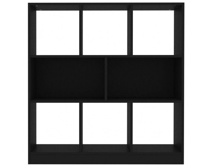 Sonata Библиотека, черна, 97,5x29,5x100 см, ПДЧ