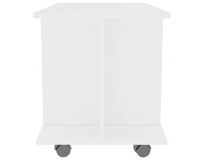 Sonata ТВ шкаф с колелца, бял, 80x40x40 см, ПДЧ