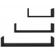 Sonata Стенни рафтове, 3 бр, черни, ПДЧ Sonata Стенни рафтове, 3 бр, черни, ПДЧ
