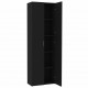 Sonata Офис шкаф, черен, 60x32x190 см, ПДЧ