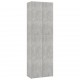 Sonata Офис шкаф, бетонно сив, 60x32x190 см, ПДЧ
