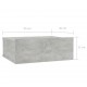 Sonata Нощно шкафче за стена, бетонно сиво, 40x30x15 см, ПДЧ