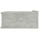 Sonata Нощни шкафчета за стена, 2 бр, бетонно сиво, 40x30x15 см, ПДЧ
