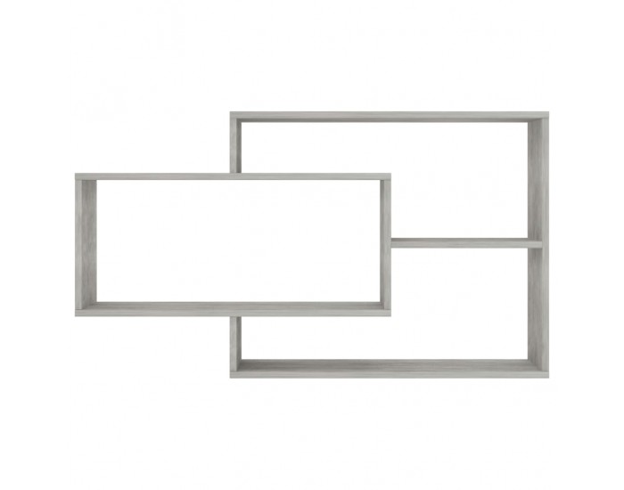 Sonata Стенни рафтове, бетонно сиви, 104x20x60 см, ПДЧ