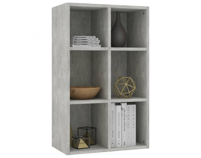 Sonata Библиотека/бюфет, бетонно сива, 66x30x97,8 см, ПДЧ