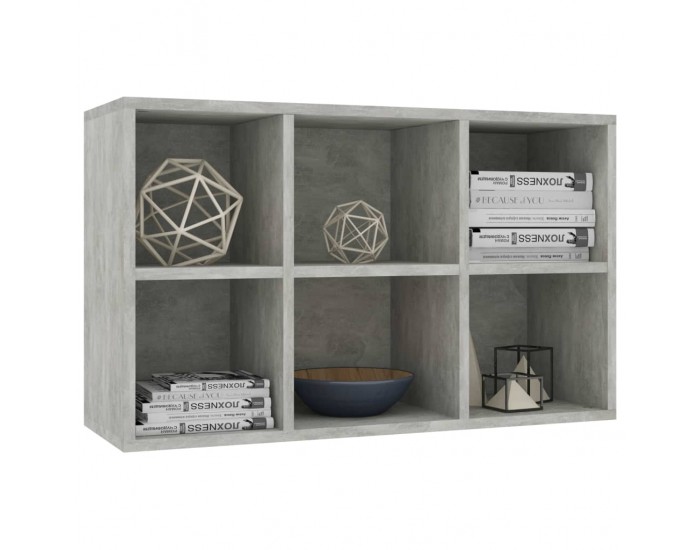 Sonata Библиотека/бюфет, бетонно сива, 66x30x97,8 см, ПДЧ