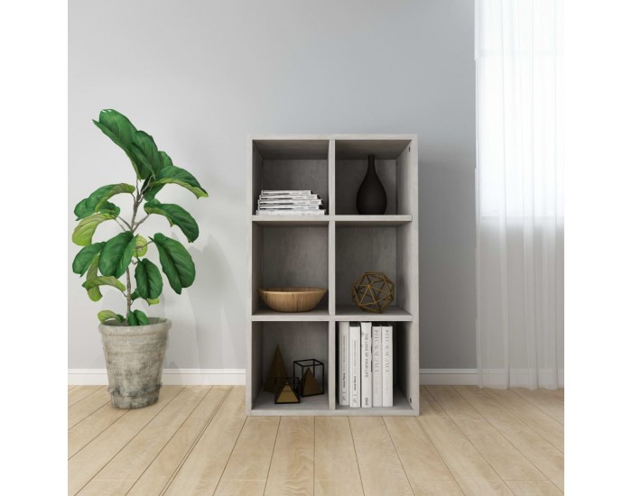 Sonata Библиотека/бюфет, бетонно сива, 66x30x97,8 см, ПДЧ