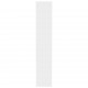 Sonata Шкаф за обувки, бял гланц, 54x34x183 см, ПДЧ