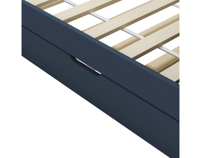 Sonata Рамка за легло разтегателен диван сива борово дърво 90x200 см