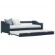 Sonata Рамка за легло разтегателен диван сива борово дърво 90x200 см