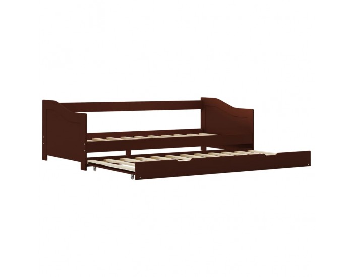 Sonata Рамка за легло разтегателен диван тъмнокафява бор 90x200 см