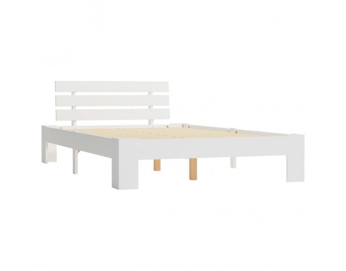 Sonata Рамка за легло, бяла, бор масив, 120х200 см