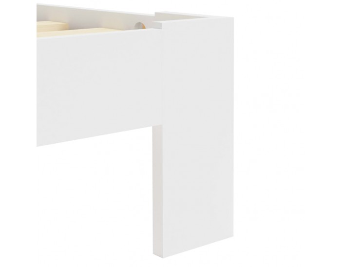 Sonata Рамка за легло, бяла, бор масив, 120х200 см