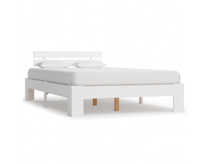 Sonata Рамка за легло, бяла, бор масив, 140х200 см