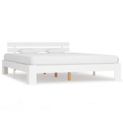 Sonata Рамка за легло, бяла, бор масив, 180х200 см - Легла