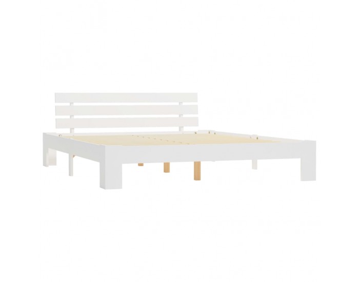 Sonata Рамка за легло, бяла, бор масив, 180х200 см