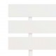 Sonata Рамка за легло, бяла, бор масив, 180х200 см